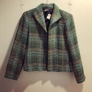 Classic green & tan tweed jacket